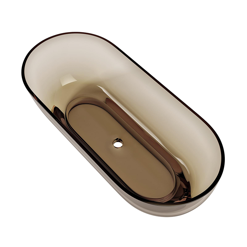 Transparent Resin Bathtub Item.:T5115Coffee