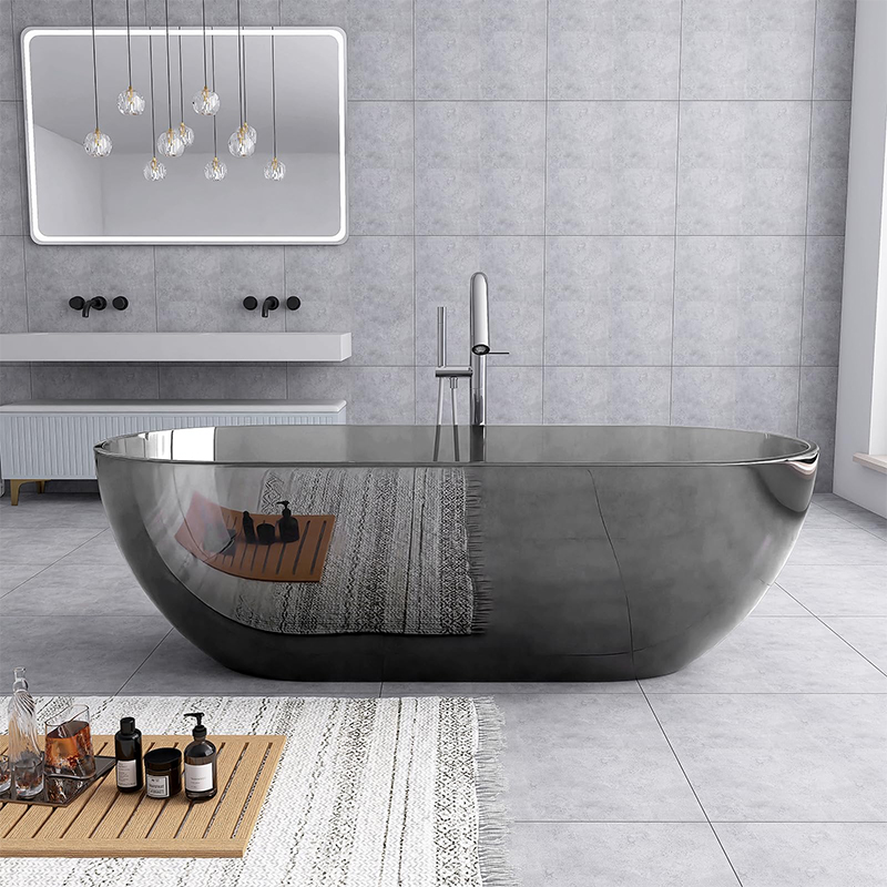 Transparent Resin Bathtub Item.:T5115Grey
